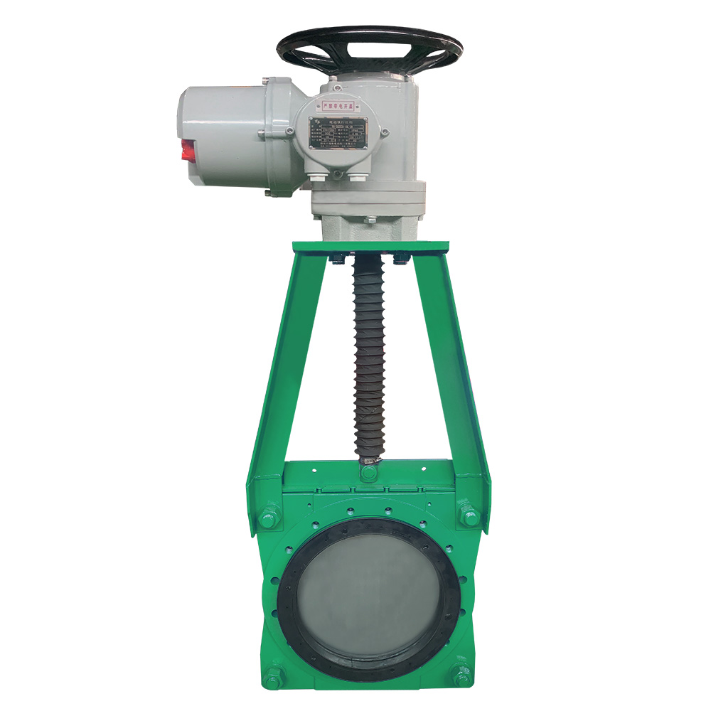 电动对夹式矿浆刀闸阀